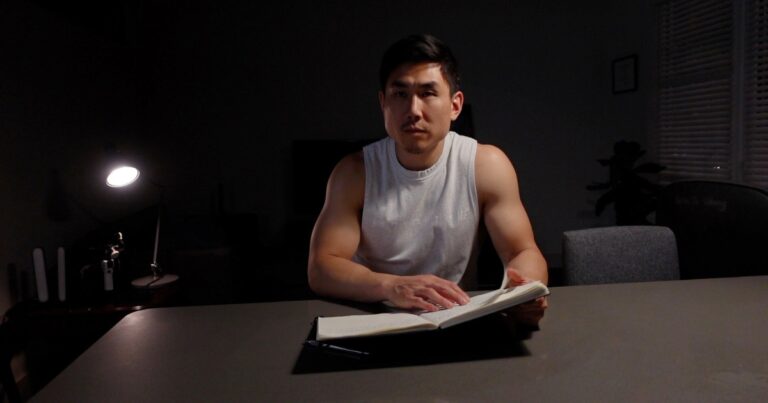 journaling alone at night